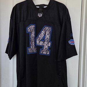 Black 2xl Fitzpatrick #14 Reebok Jersey Men's Bills